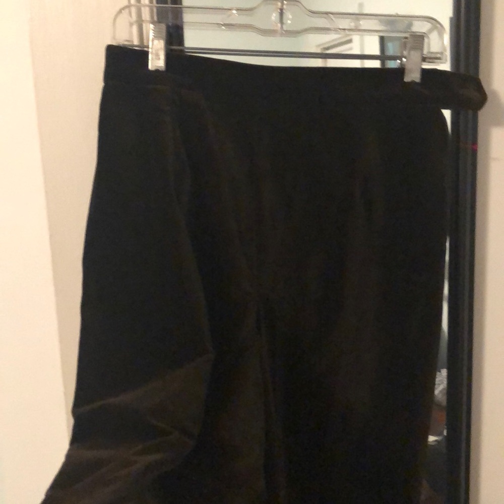 Brown chocolate velvet pants - unlined